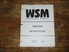 Kubota BX1800 BX2200 Tractor Shop Service Repair Manual xz