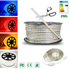 LED Strip SMD 5050 1M-20M 60 Guirlande Bande Ruban Silicone Lampe Etanche IP67