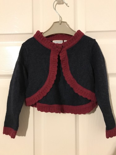 Cardigan bleu marine - , fille