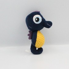 Doudou hippocampe bleu jaune