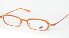 Zenka TRENDi Ou Orange / Beige Lunettes Métal Cadre 45-18-122mm France