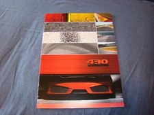 FERRARI PROSPECTUS / BROCHURE FERRARI 430 SCUDERIA  SUPERBE ET  TRES RARE