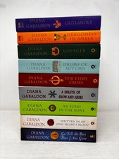 Outlander by Diana Gabaldon in Full Size Paperback 1-9 Complete Book Set