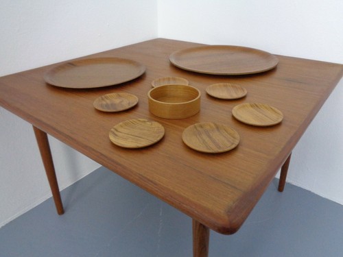 Plateaux teck danois des - teck,