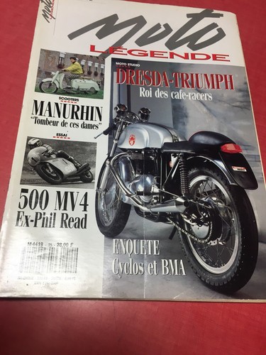 Moto légende revue 1992 - moto,