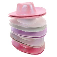  Lot de 10 mini chapeaux pour loisirs créatifs : mini chapeaux de cowboy pour