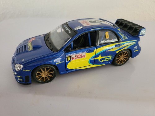 Subaru impreza wrc bleu - subaru,