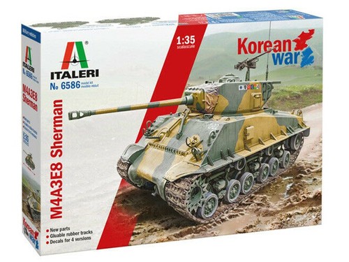 Italeri m4a3e8 sherman - m4a3e8,