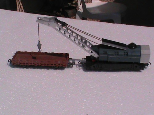 Ensemble grue wagon plat - ensemble, ho