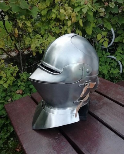 Medieval armet helmet - medieval, battle