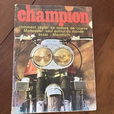 Champion revue auto N° 39 1969 VW Porsche Munch Mammuth Bultaco Ossa Montesa etc