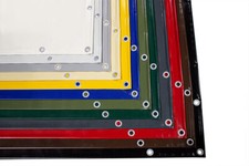 2,4m Largeur Camion Bache Avec Ourlet Et Oeillets PVC Abdeckplane (600g / M Bois