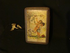 Germaine Bouret ""La cueillelette des apples"" 1930s sugar box