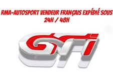 monogramme badge logo Peugeot GTi  Gris / rouge 206 207 208 307 308