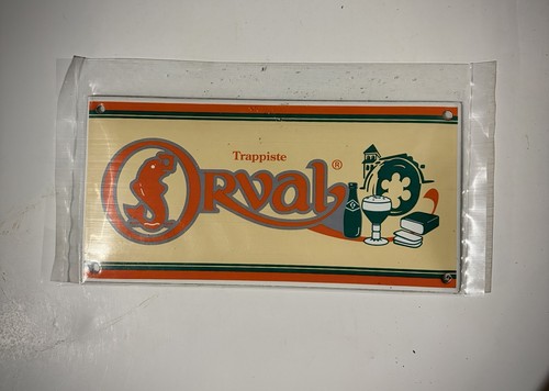 Plaque émaillée orval - Émaillée, bière