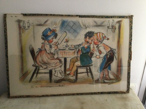 Germaine bouret grande gravure - bouret,
