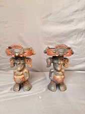 Paire Statuette Brule Encens