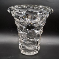 Vase en cristal blanc soufflé