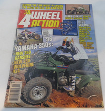 3 & 4 WHEEL ACTION Magazine SEPT 1995 Yamaha Banshee 350 Wolverine 350 Quads ATV