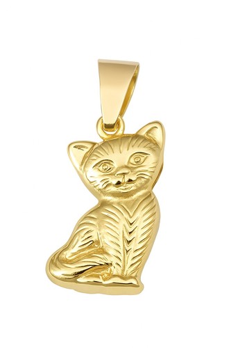 Pendentif remorque enfant chat - pendentif,