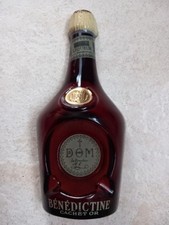 Ancien CENDRIER PUBLICITAIRE BENEDICTINE DOM VINTAGE ashtray