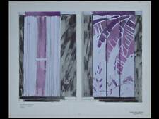 DECOR ART DECO, DUFET ET BUREAU - 1924 - POCHOIR AVEC ENCRE ARGENTEE