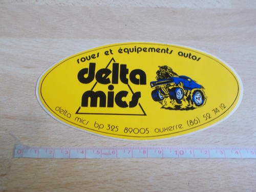 Autocollant delta mics roues - delta,