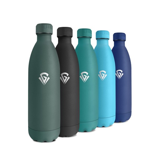 Bouteille isotherme gourde - 1l,,