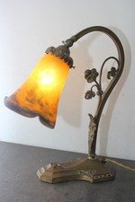 LAMPE ART DECO TULIPE PATE DE
