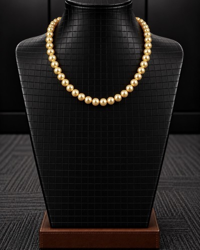 Collier perles rondes - de,