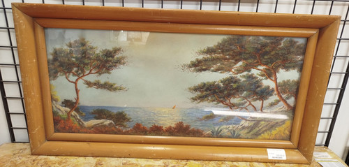 Tableau pastel méditerranée - tableau,