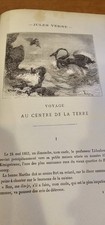 Jules Verne - Journey to the Center of the Earth Hetzel Edition c.1875-1890 Riou