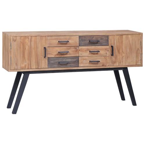 Teck solide armoire latérale - solide,