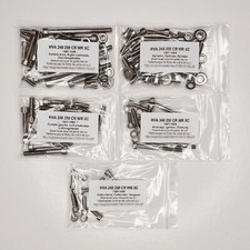HUSQVARNA 240 250 CR WR XC 1987-1988 Kit vis BTR inox moteur complet 