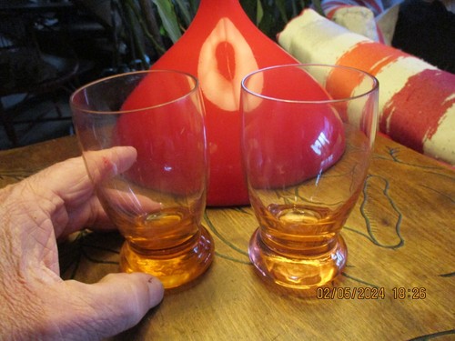 Ancien verre vin marron - verre, à