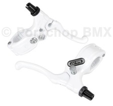 Dia-Compe Tech 77 LOCKING BMX freestyle brake levers lever set - WHITE
