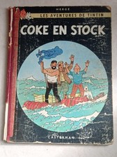 TINTIN BD COKE EN STOCK 1958