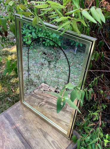 Tableau miroir sérigraphié