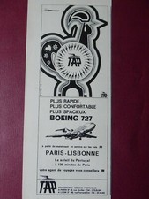 4/1968 PUB TAP PORTUGAL BOEING
