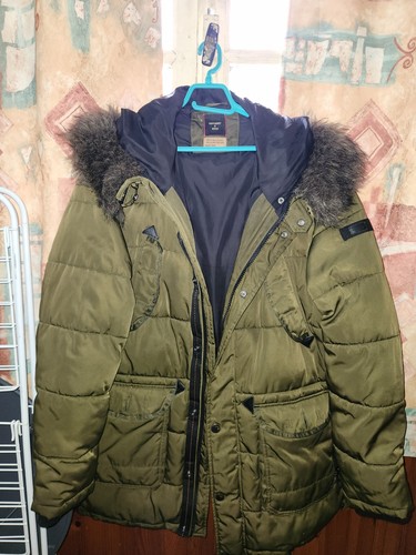 Superdry parka homme vert kaki