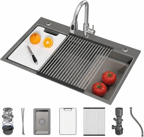 Aecojoy évier cuisine bac - cuisine,