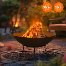 Brasero extérieur acier noir