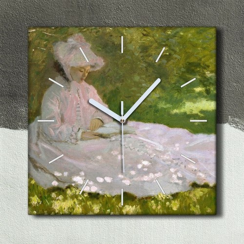 Horloge murale sur toile - , 30x30