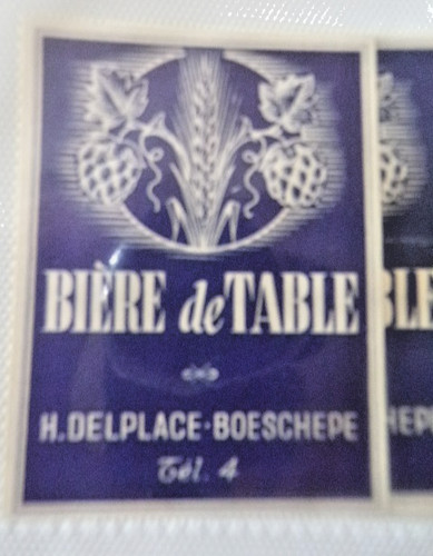 Etiquette ancienne biere - ,