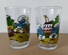  --- LES SCHTROUMPFS. 2 VERRES