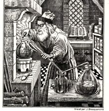 Laboratoire un Chimiste au 17e