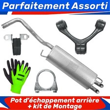 Pot d’échappement arrière pour Volkswagen Golf 4 IV Hayon 1.6 1.9 SDI 1997-2004