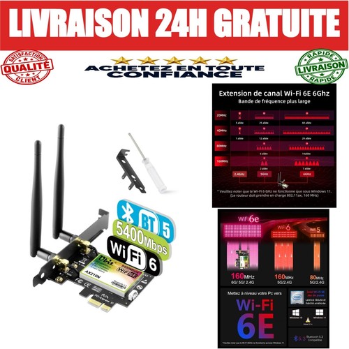Ubit carte wifi pcie ax210 - ubit,
