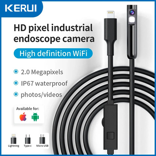 Kerui endoscope industriel 2mp - endoscope,