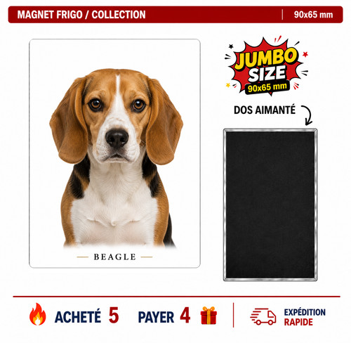 Magnet beagle 90x65 - , frigo